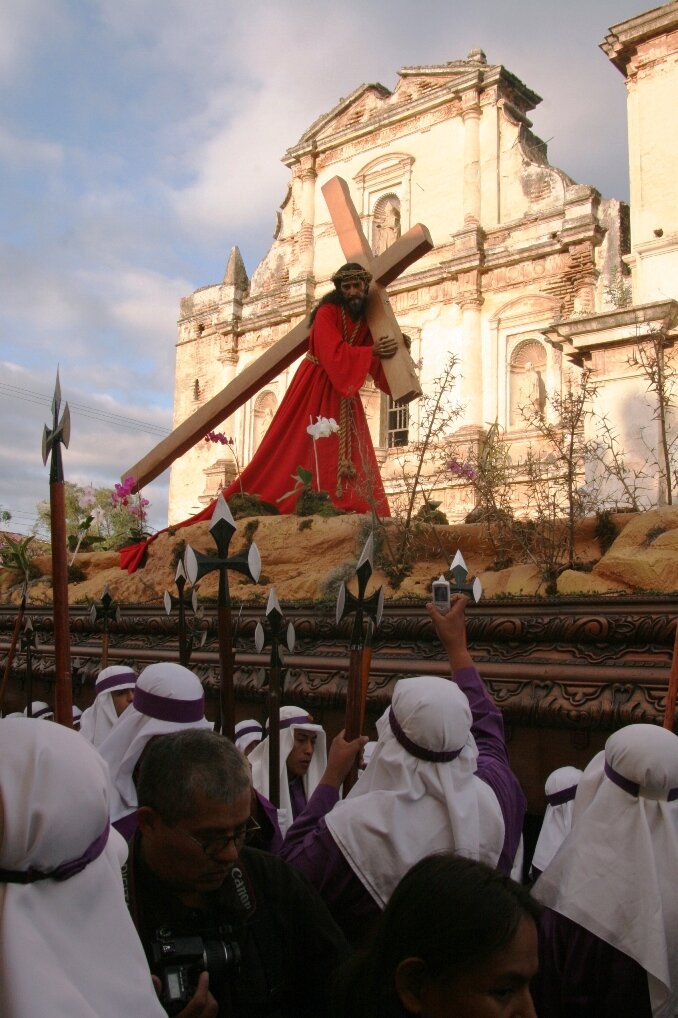 The processions in Antigua, Guatemala